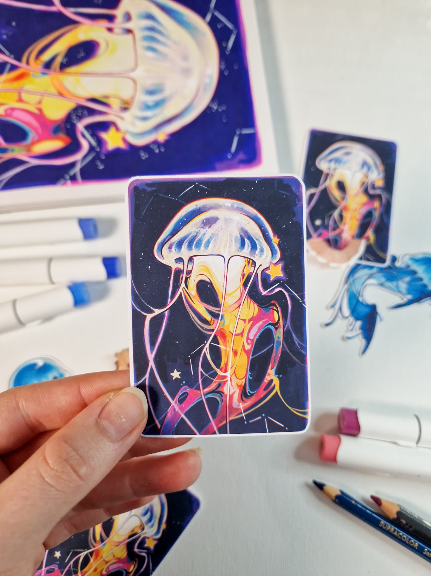 Jellyfish stickers