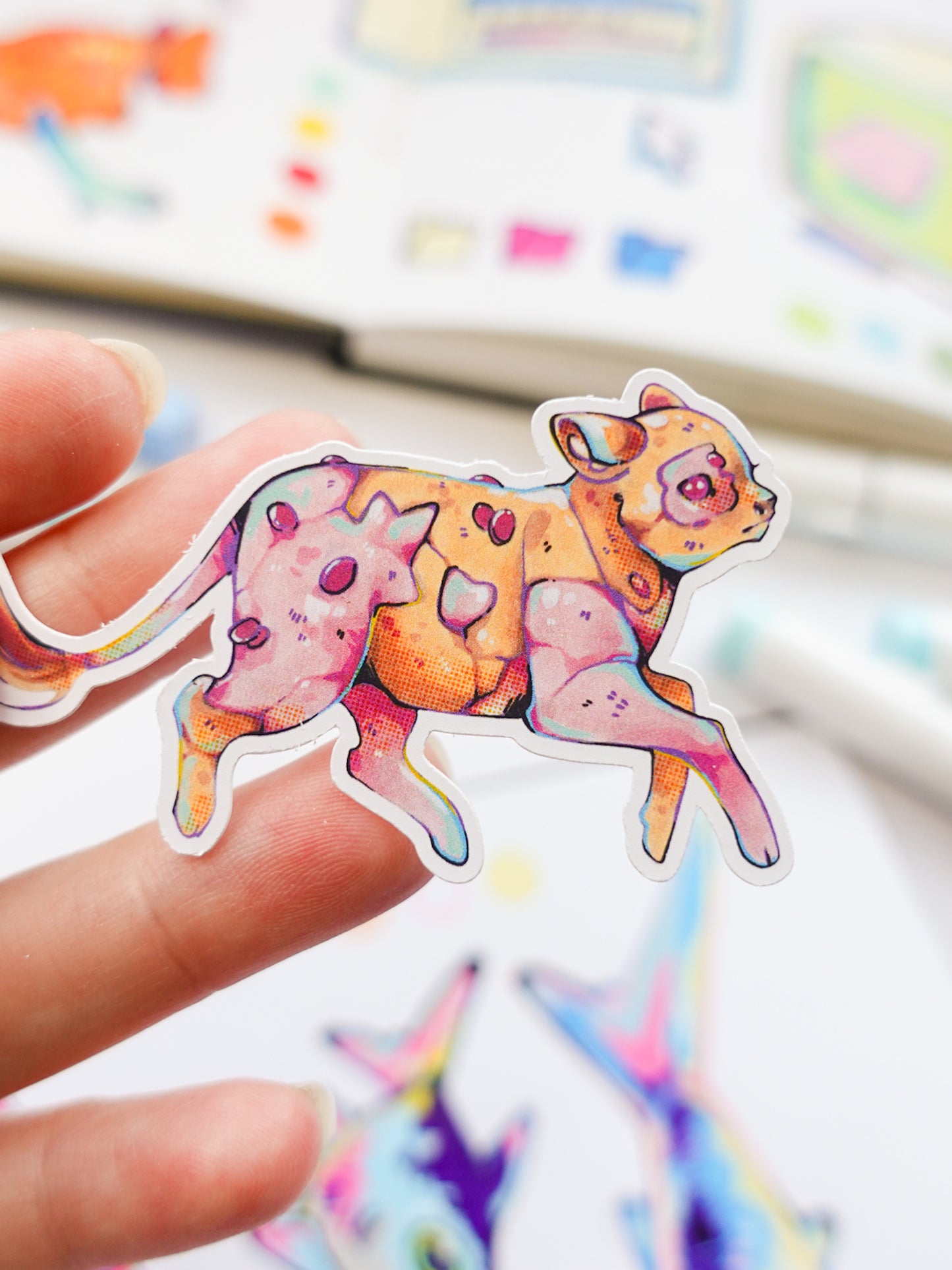 Cookie cow sticker set - set of three