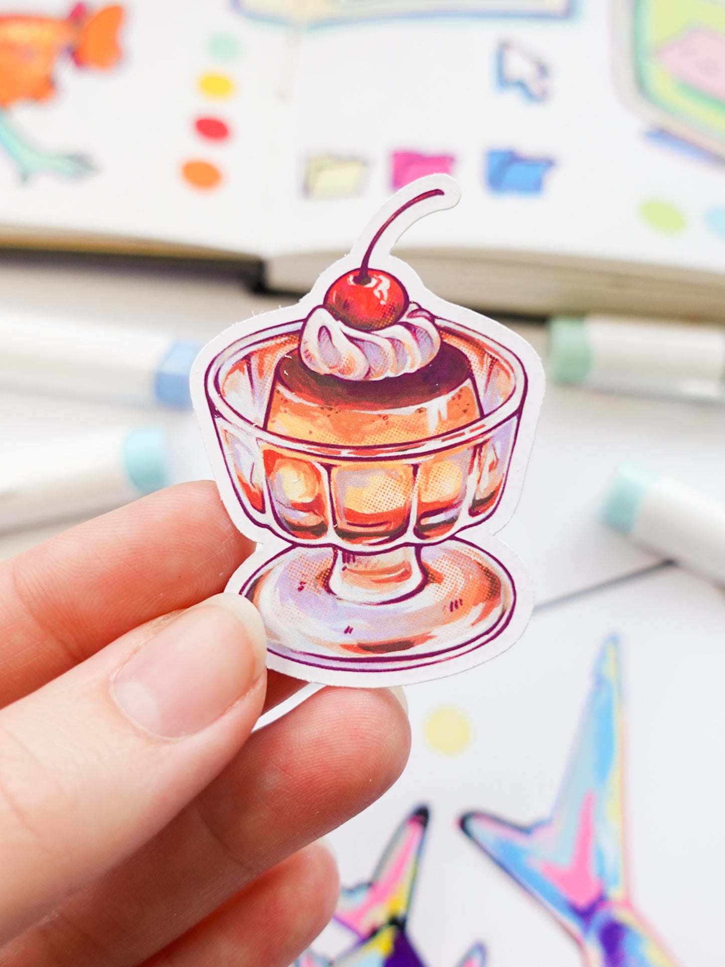 Dessert sticker - matt
