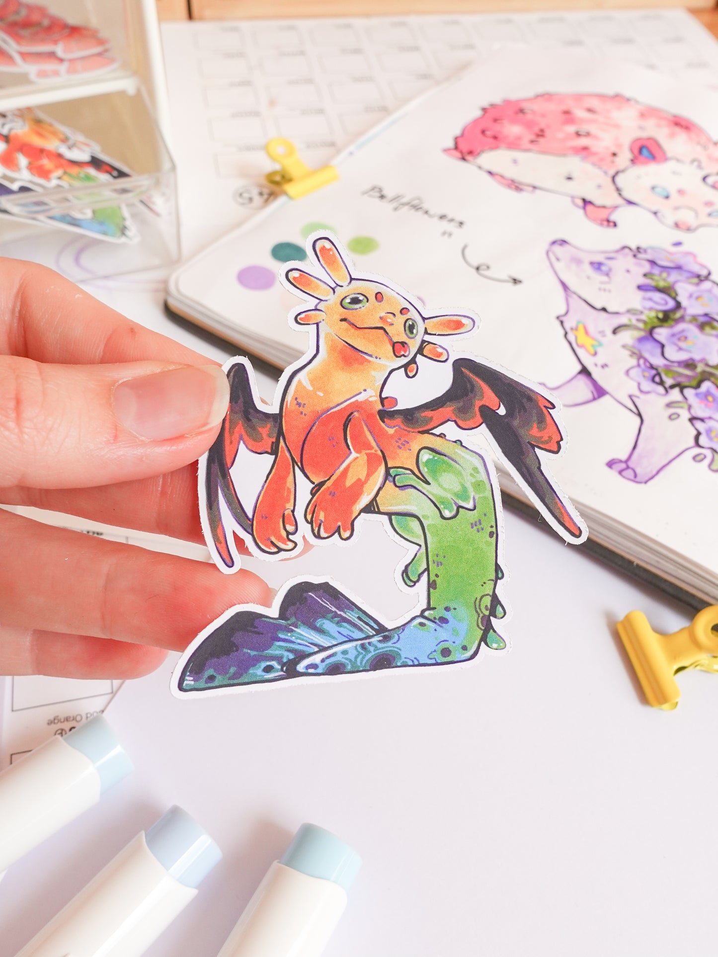 Axolotl dragon - matt