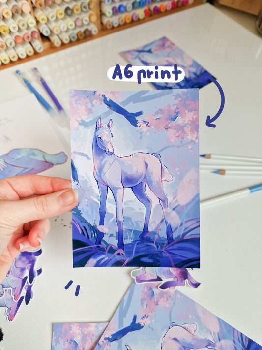 Spring horse print