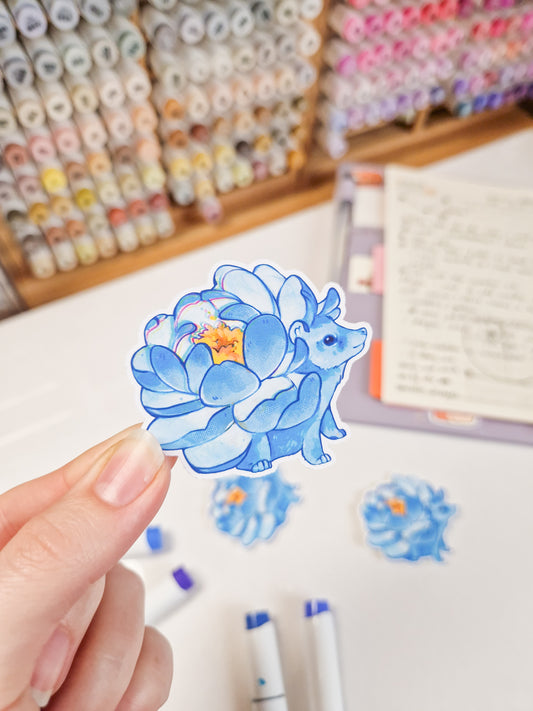Blue Flower hedgehog - mate