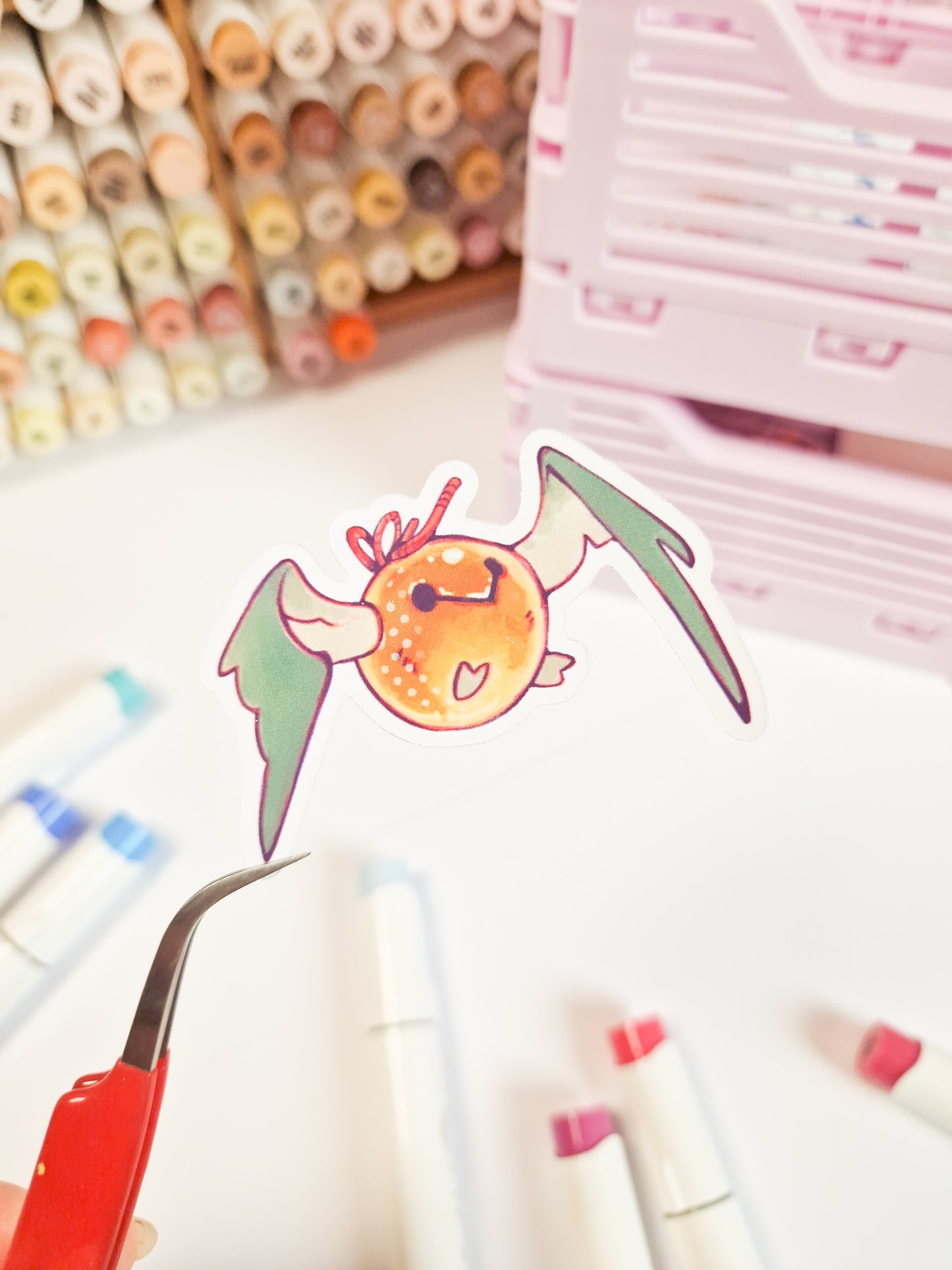 Jingle Owls - matte sticker set of TWO