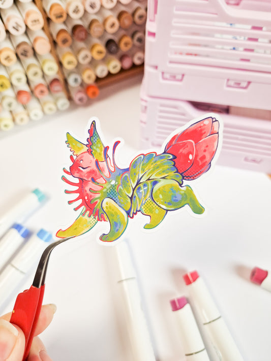 Venus Fly Trap Eevee - matte sticker