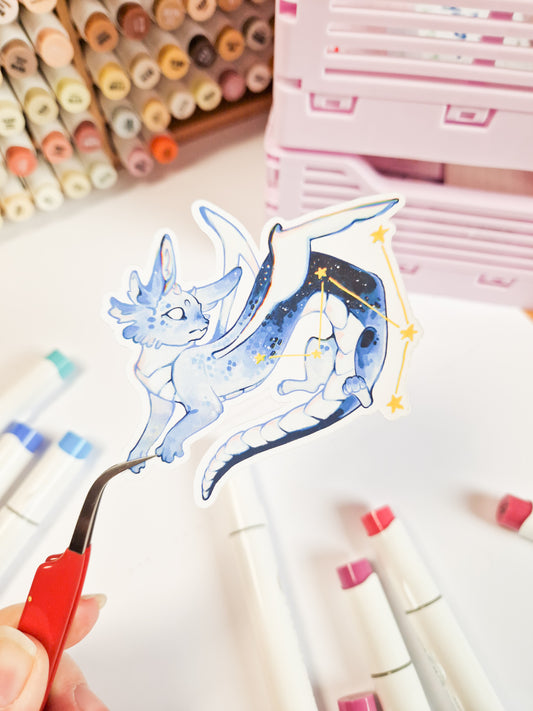 Dragon Eevee - matte sticker