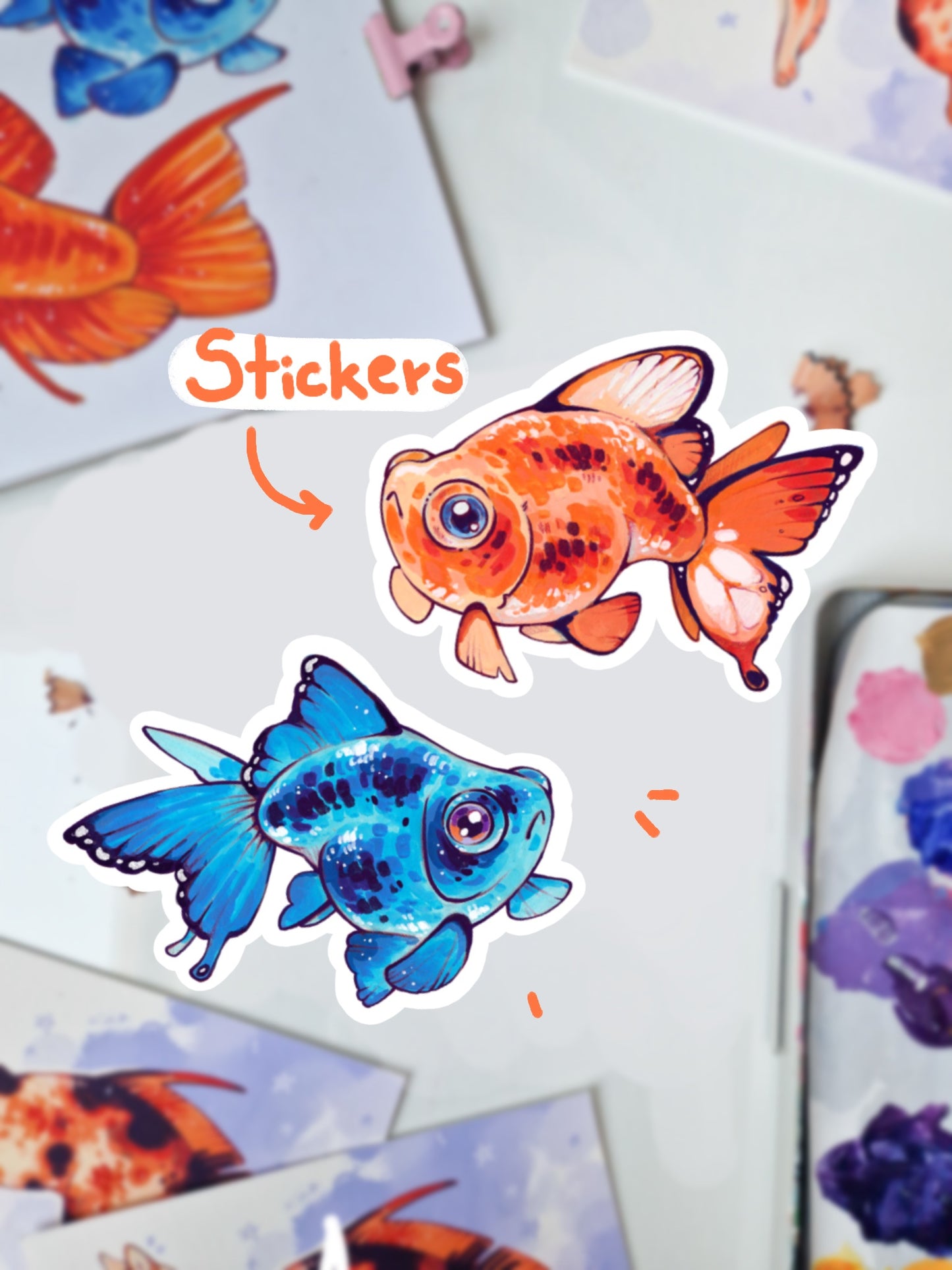 Fish stickers