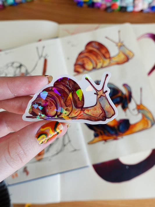 Croissant Snail sticker