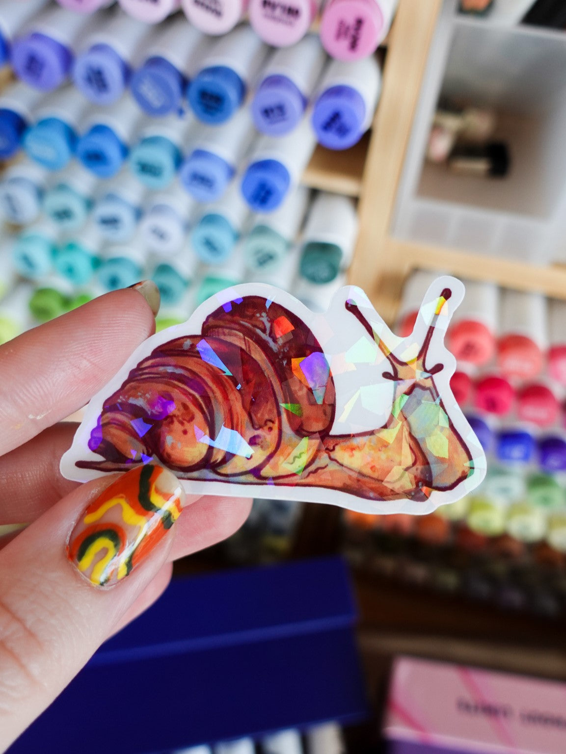 Croissant Snail sticker