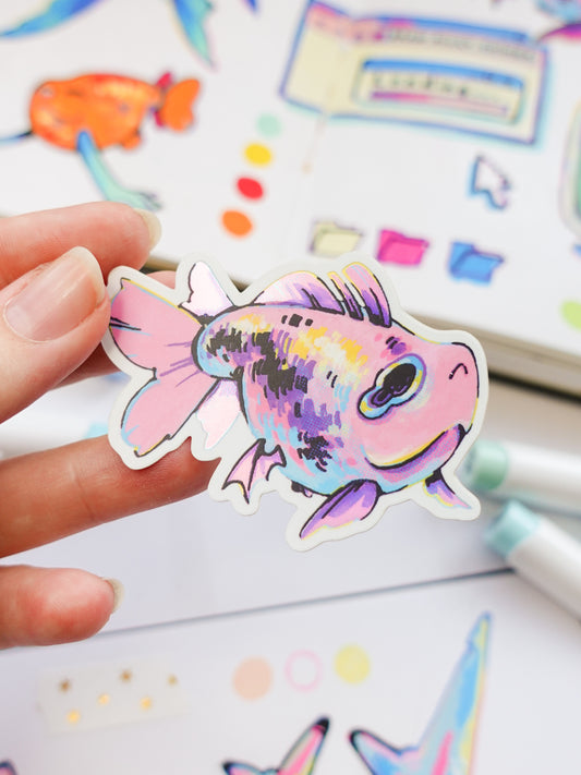 Pink Fish - matt with shine