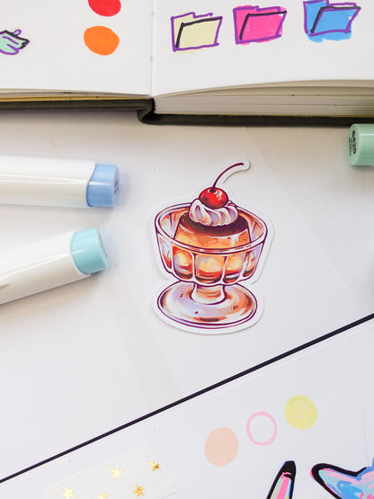 Dessert sticker - matt