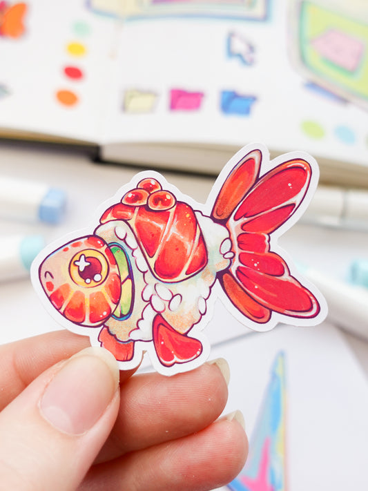 Sushi Fish Sticker - matt