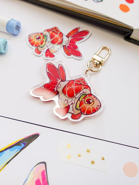 Sushi Fish keychain - limited stock