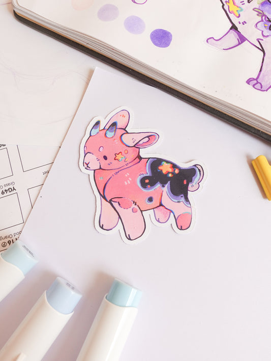 Pink goat plush - matt