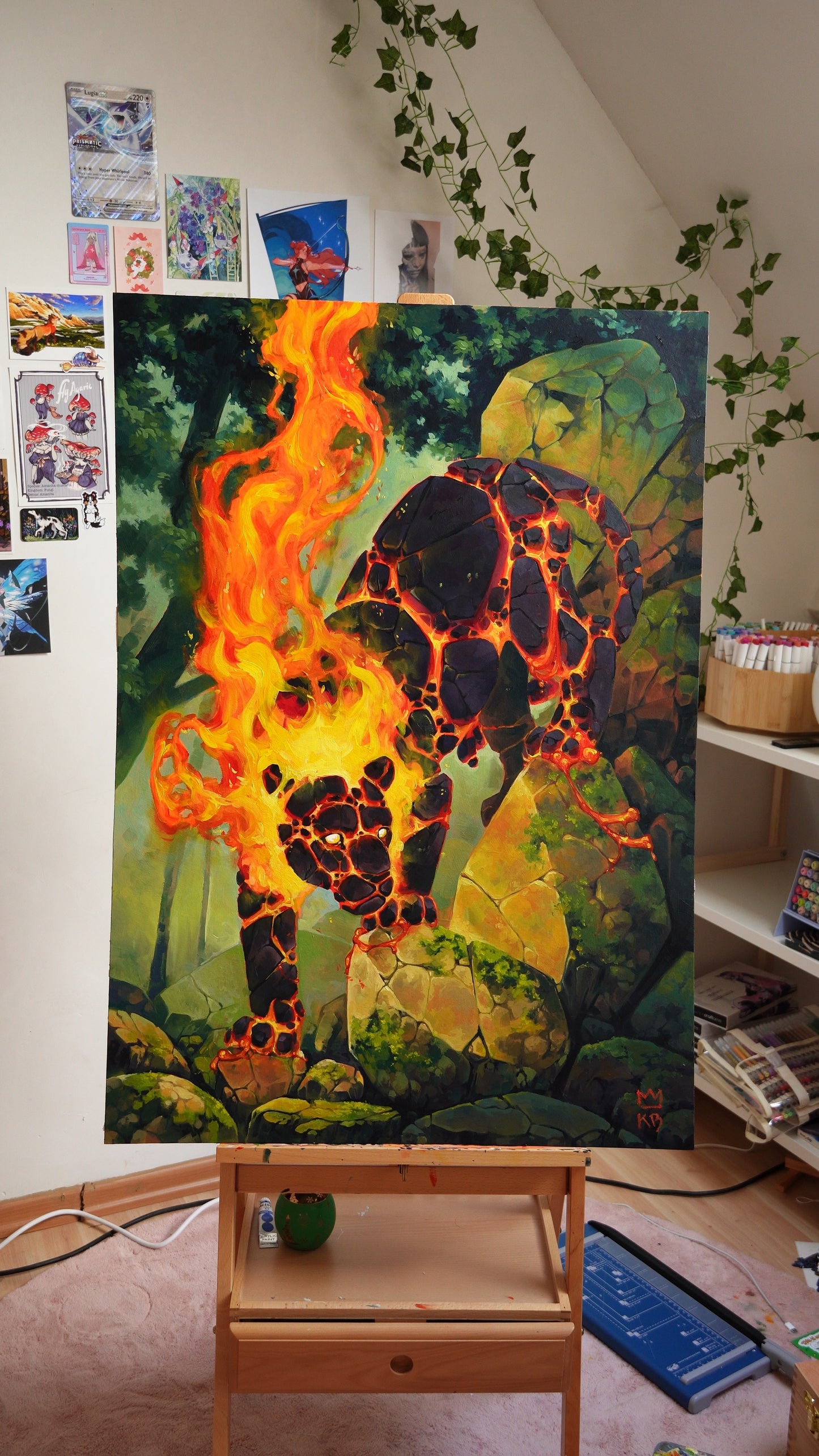 ''Heart of stone'' Original painting, A1