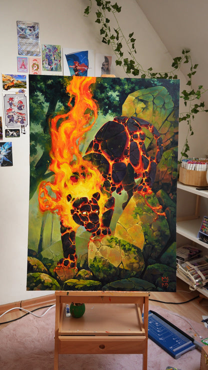 ''Heart of stone'' Original painting, A1